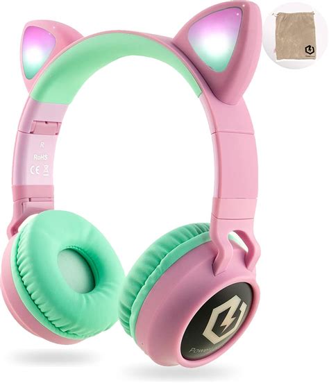 Powerlocus Casque Enfant Bluetooth Casque Audio Sans Fil Pour Enfants