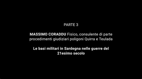 Massimo Coraddu Basi Militari In Sardegna Nelle Guerre Del