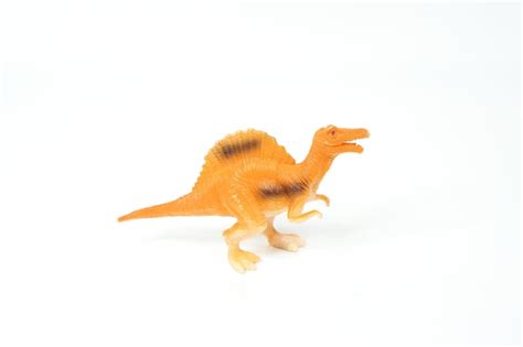 Premium Photo Dinosaur Plastic Rubber Toy Isolated On White