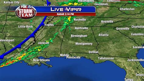 FOX 5 Storm Team on Twitter: "The front is coming, but the rain chance ...