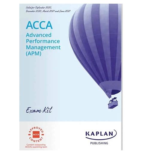 Buy KAPLAN ACCA P5 Advanced Performance Management APM Exam Kit