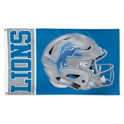 Detroit Lions Helmet - National Capital Flag