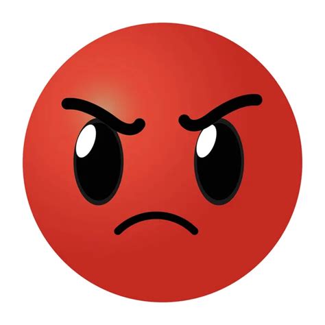 Blue Disappointed Face Gesture Emoji Expression Stock Vector Image By