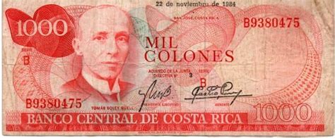 Billete Colones Costa Rica Foronum