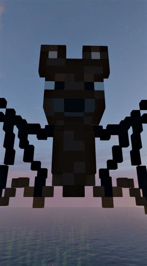 Minecraft Bat Statue