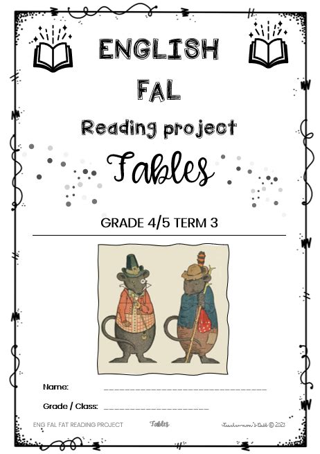 Eng Fal Reading Project Fables Gr Term