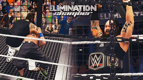 Wwe Elimination Chamber 2017 Highlights Wwe Championship Elimination