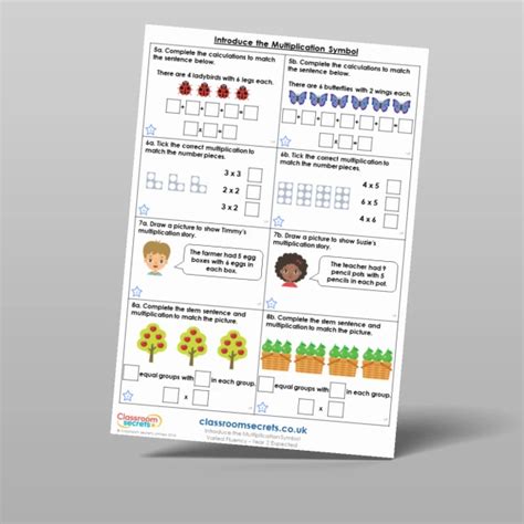 Introduce The Multiplication Symbol Varied Fluency Resource Classroom