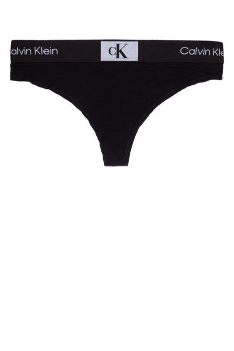 Calvin Klein 1996 Low Rise Thongs In Black Lyst