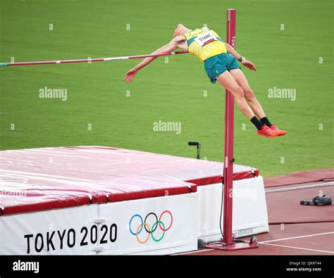 August 01st 2021 Tokyo Japan Brandon Starc Of Australia Fails At 2