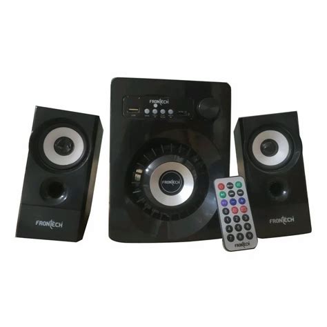 Black ABS Frontech SW0002 Multimedia Speaker 2 1 100W At Rs 1650 Set