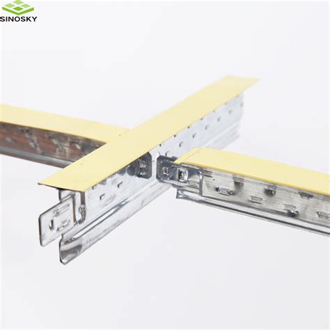 Alloy End Tee Grid Main Tee Bar Gypsum Suspended Ceiling T Grid Price