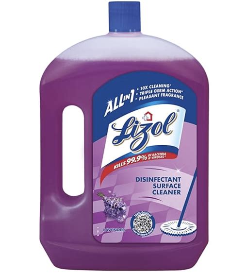 Lizol Litre Lavender Disinfectant Surface Floor Cleaner Liquid