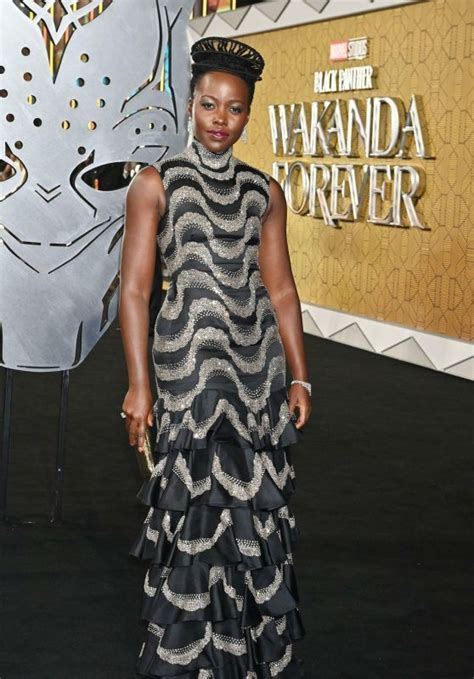 Lupita Nyong O Black Panther Wakanda Forever Premiere In London