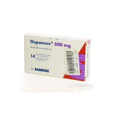 Ospamox 500 Mg Filmom Obalené Tablety Etabletka