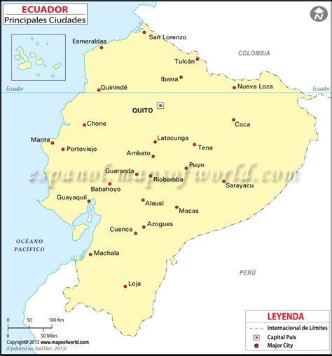 Mapa De Ecuador Con Ciudades Images Photos Mungfali