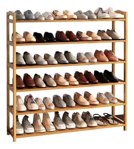 Zapatero Organizador Bambú Multiuso 6 Nivele 102x100cm 10665