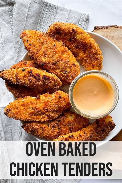 Oven Baked Chicken Tenders Hellofrozenbananas These Healthy