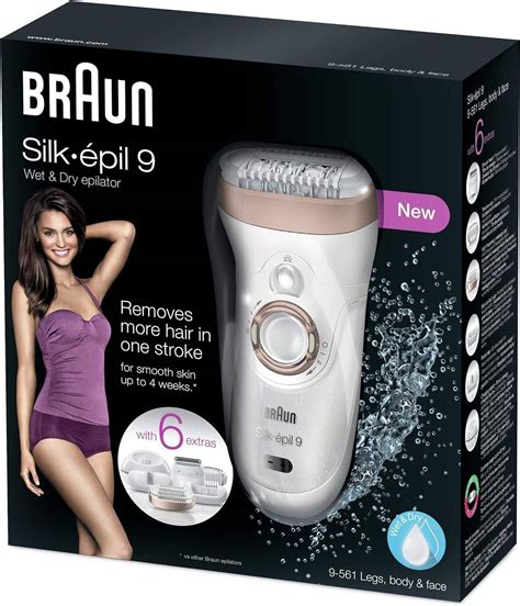 Braun Silk Pil Wet Dry Cordless Epilator Epilation Extras