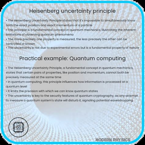 Heisenberg Uncertainty Principle Quantum Theory Essentials