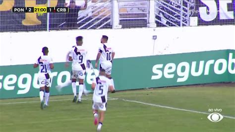 Veja Os Gols Ponte Vence O Crb Por A Pela S Rie B