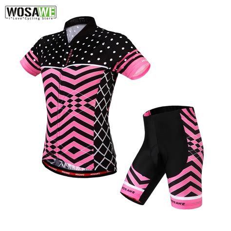 Wosawe Women Jersey Cycling Bike Clothing Clothes Jersey Cycling