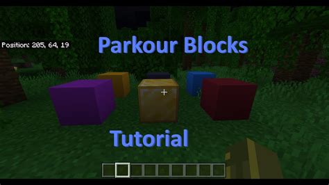 Minecraft Bedrock Parkour Blocks Tutorial Youtube