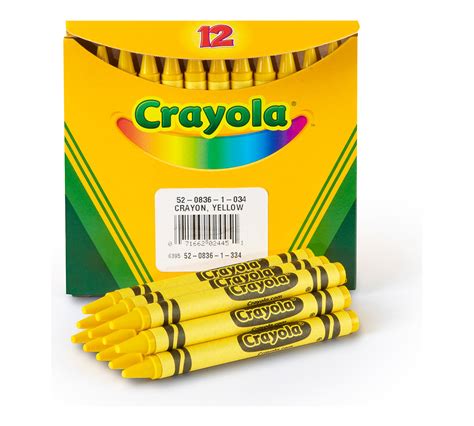 Yellow Bulk Crayons, 12 Count | Crayola