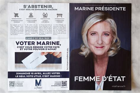 Pr Sidentielle Pourquoi La Profession De Foi De Marine Le Pen