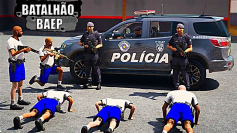 BATALHÃO DE BAEP GTA V PMESP GTA 5 POLICIAL LSPDFR YouTube