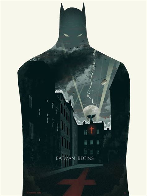 Cleverly Illustrated Posters With Double Exposure Effects Batman