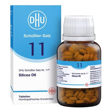 DHU Schüßler Salz Nummer 11 Silicea D6 Tabletten 420 stk