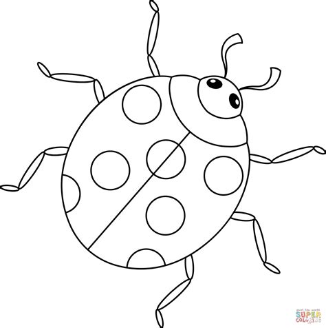 Ladybug coloring page | Free Printable Coloring Pages