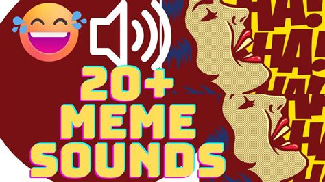 20 Popular Meme Sound Effects Pack For Editing 2023 Famous Royalty