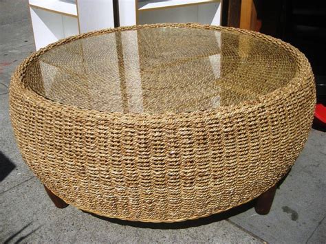 The 30 Best Collection Of Round Woven Coffee Tables