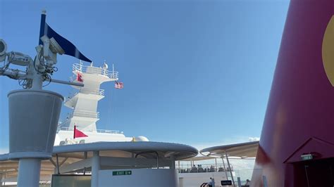 Cruise Ship Horn Emergency Horn Sound From Disney Fantasy Youtube