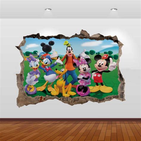 Mickey Mouse Decal Etsy