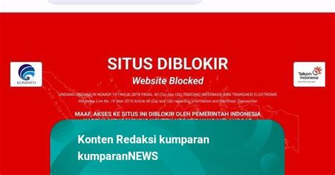 Kominfo Blokir 3 Website Streaming Milik Rumah Produksi Film Porno Di