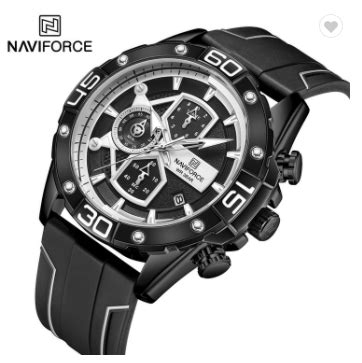 NAVIFORCE 8018T BBW New Sport Men S Watches Luxury Military Analog