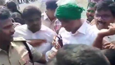 Tdp Mp Jayadev Galla Arrested For Attending Protest Rally Against