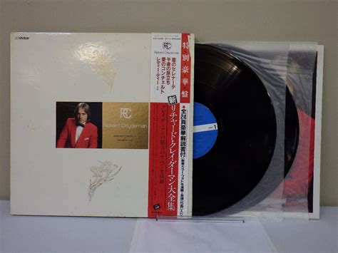 【傷や汚れあり】lp レコード 帯 2枚組 Richard Clayderman Grand Prix 新 リチャード クレイダーマン 大全集