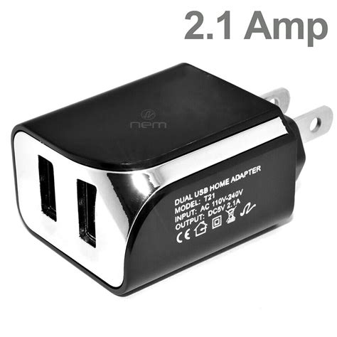 21 Amp Ac Wall Charger Adapter And Usb Data Cable For Ipod Nano 7th Gen Ebay