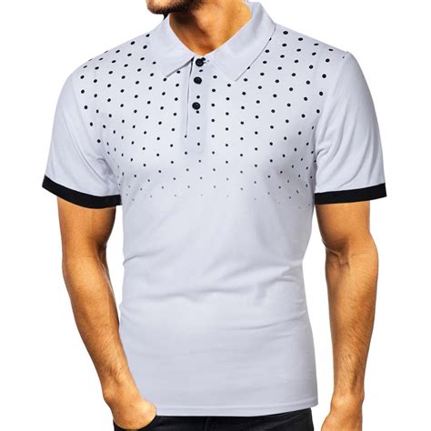 Uveasisha Mens Polo Shirts Summer Slim Fit Short Sleeve Shirts Classic