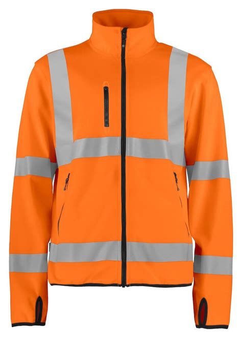 Veste softshell haute visibilité légère 6105 Projob orange fluo