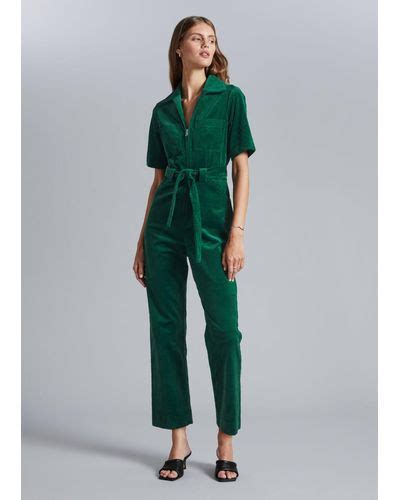 Green Other Stories Jumpsuits And Rompers For Women Lyst