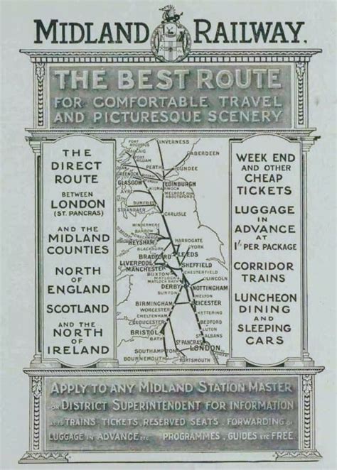 Map of Railway Routes | Vintage Travel Posters