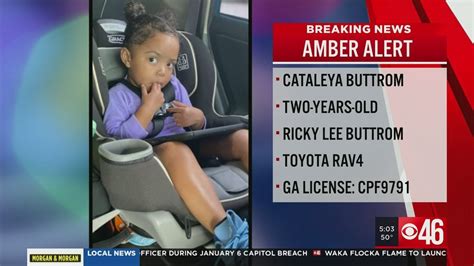 Amber Alert Issued For Abducted 2 Year Old Girl In Bartow County Youtube