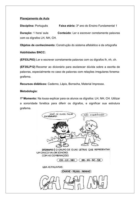 Plano de Aula Pronto PORTUGUÊS do 1 2 3 4 e 5 ano Fundamental