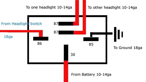 How To Wire Headlights With Relays