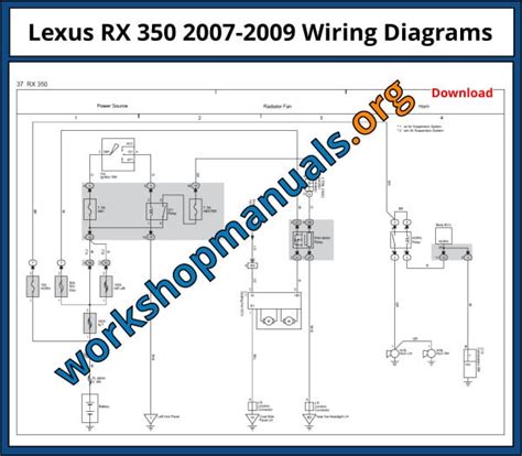 Lexus Rx350 Workshop Service Repair Manual 2007 2009 Download